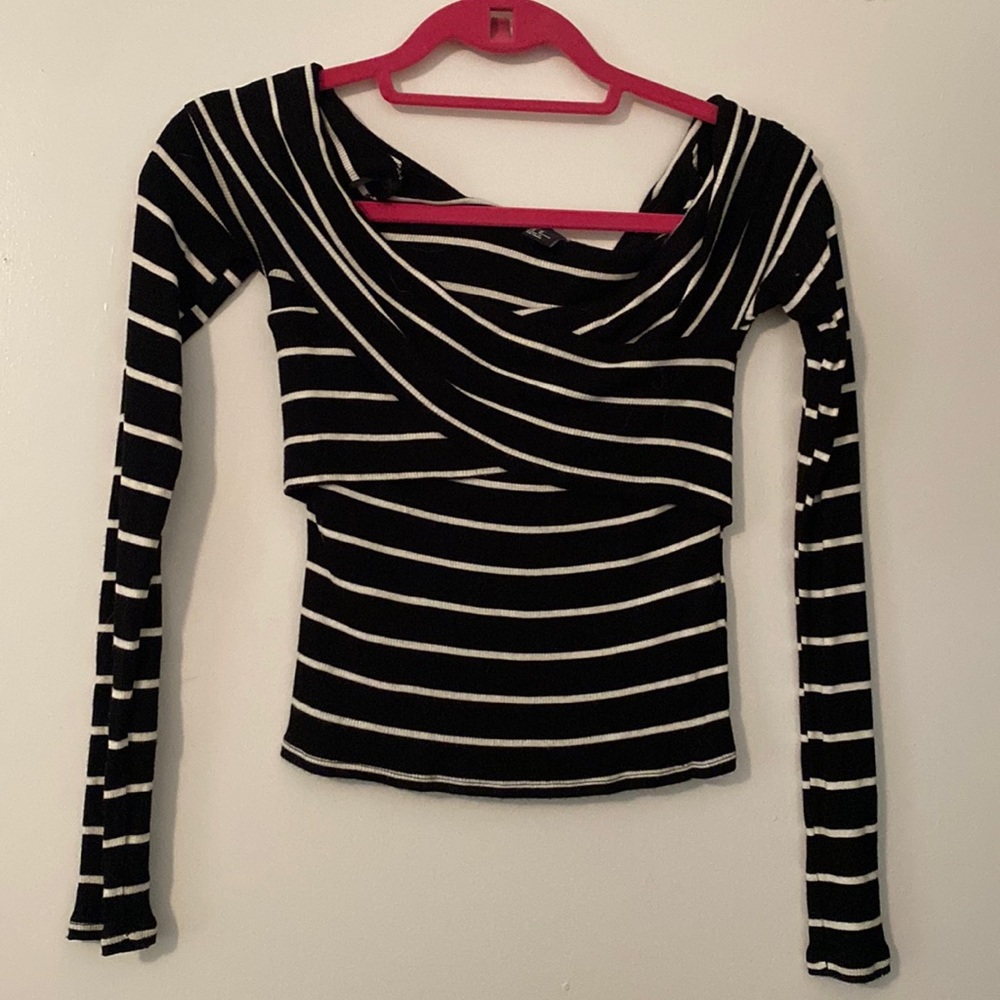 Mid length off the shoulder top